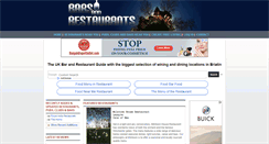 Desktop Screenshot of bars-and-restaurants.com