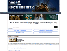 Tablet Screenshot of bars-and-restaurants.com